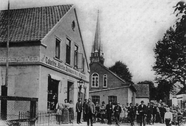 Die Aumunder Synagoge, ca. 1900.