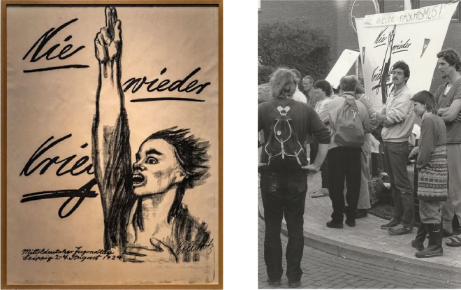 3. Foto: Käthe-Kollwitz-Plakat, Schwanewede/Beckedorfer Friedensinitiative