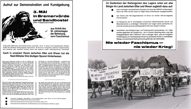 8. Foto: Sandbostel 8. Mai 1980