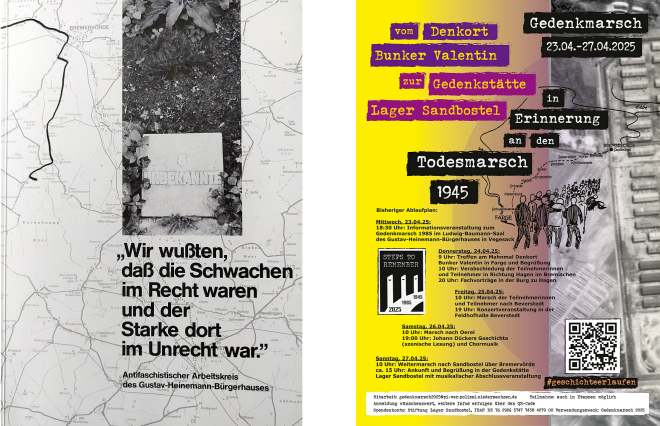 26. Foto: Broschüre – Plakat Steps to Remember